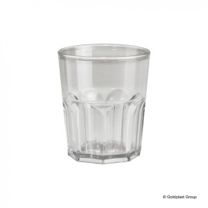 Plastikowa szklanka do napojów, mini drink, transparentna, 160 ml, 96 szt