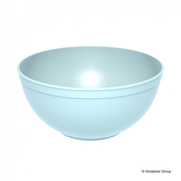 Plastikowa miska duża niebieska, średnica 23,5 cm/ 3,3l 12 szt