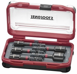Zestaw uchwytów nasadkowych Impact do wkrętarek, 5-elementowy, Teng Tools TBNSI5