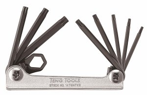 Klucze TX w zestawie Teng Tools 1476NTX2