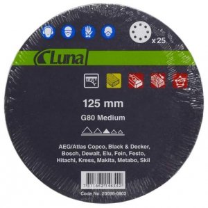 Krążek ścierny papierowy 125 G40 8H N-FI BIG