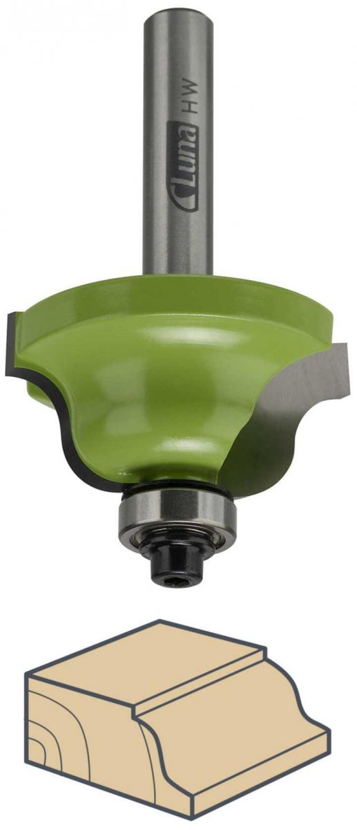 FREZ PROFILOWY 35/15/4.8+4.8/53/8mm łożysko dolne 13x5mm