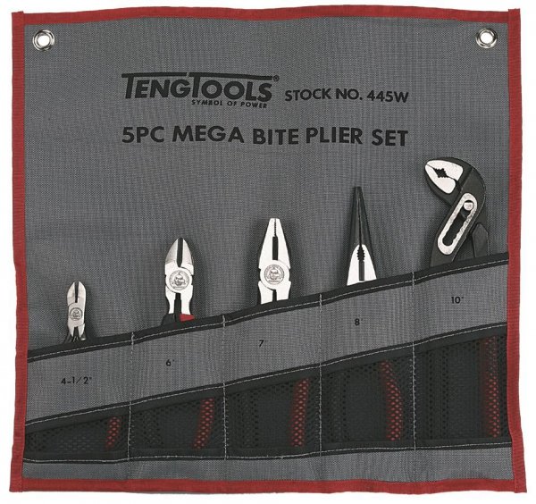 Zestaw szczypiec Teng Tools 445W