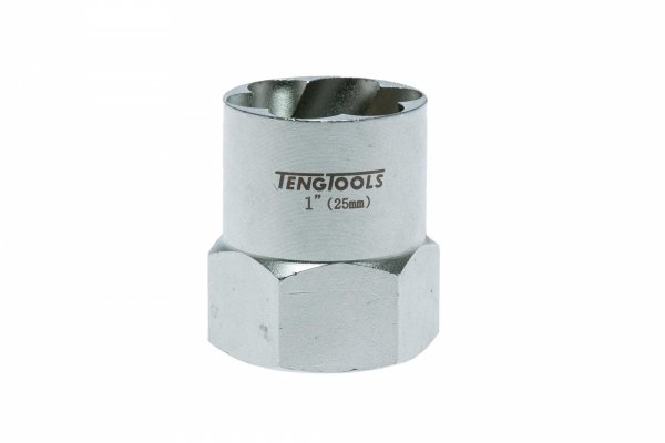 Sześciokątne nasadki odkręcające z chwytem kwadratowym 1/2&quot; 25 mm