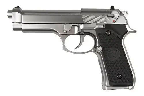Replika pistoletu M92 v.2 (LED Box) - silver