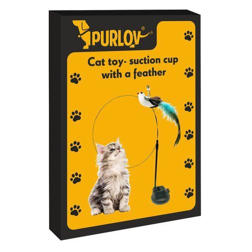Zabawka dla kota z przyssawką Purlov 22099