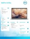 Laptop Dell Pro 14 Plus PB14255/AMD Ryzen 5 PRO 230/32GB/1TB SSD Gen4/14.0 FHD+/Radeon 760M/FgrPr&SmtCd/FHD/IR Cam/Mic/WLAN+BT/B