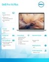 Laptop Dell Pro 14 Plus PB14255/AMD Ryzen AI 5 PRO 340/16GB/512GB SSD Gen4/14.0 FHD+/Radeon 840M/FgrPr&SmtCd/FHD/IR Cam/Mic/WLAN