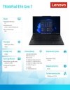 Laptop ThinkPad E14 G7 21SX007MPB W11Pro Ultra 7 255H/16GB/512GB/INT/14.0 WUXGA/Graphite/1YR Premier Support + 3YRS OS + CO2 Off