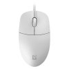 Mysz przewodowa AZORA MB-241 1200 DPI biała podświetlenie
