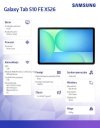 Tablet Galaxy Tab S10 FE X526 10.9 cala 5G 8/128GB Szary EE
