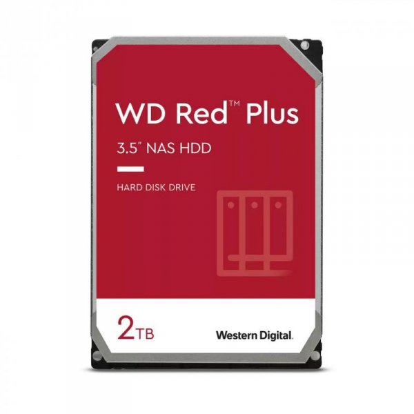 Dysk WD Red™ Plus WD20EFPX 2TB 3,5&quot; 5400 64MB SATA III NAS