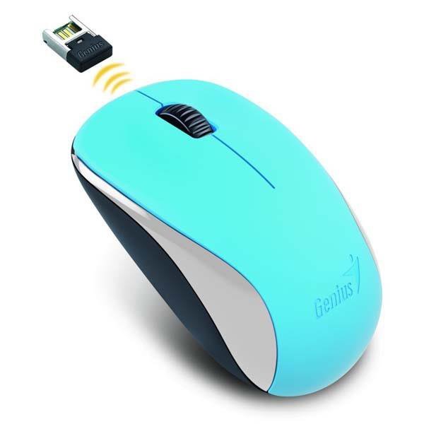 Mysz bezprzewodowa Genius NX-7000 Ocean blue, sensor Blue-Eye SmartGenius