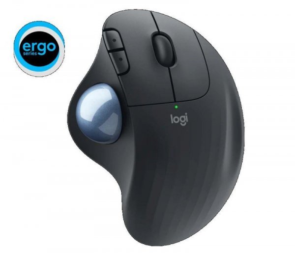 Mysz bezprzewodowa Logitech ERGO M575 ergonomiczna grafitowa