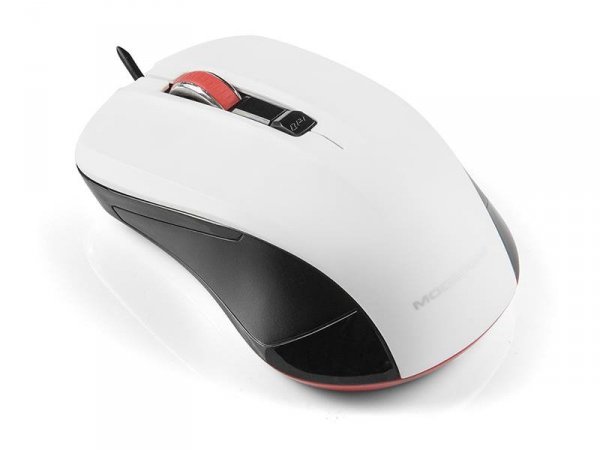 Mysz przewodowa Modecom M9.1 optyczna czarno-biała