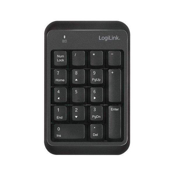 Klawiatura numeryczna Bluetooth v5.1 czarna