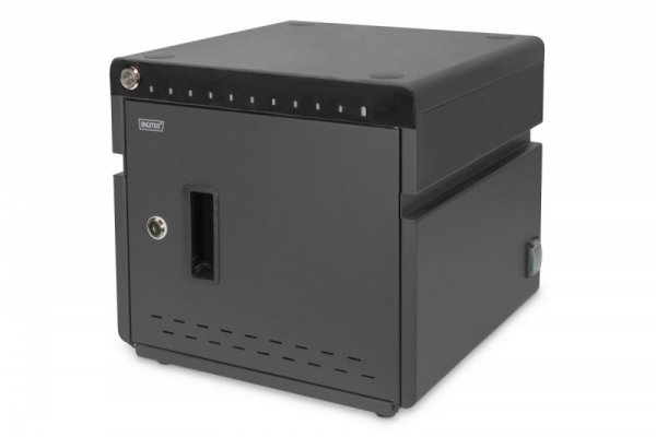 Szafa mobilna desktopowa do ładowania notebooków/tabletów do 14&quot; z UV-C i USB-C