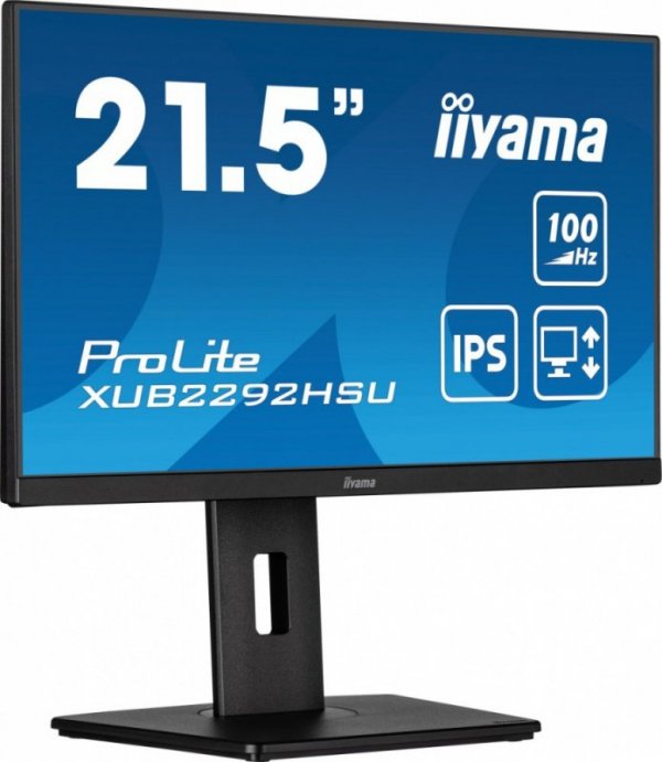 Monitor 21.5 cala XUB2292HSU-B6 IPS,100Hz,FreeSync,PIVOT,0.4ms,HDMI,  DP,4xUSB(3.2),2x2W,HAS(150mm)