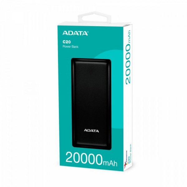Powerbank C20 20000mAh USB-C czarny