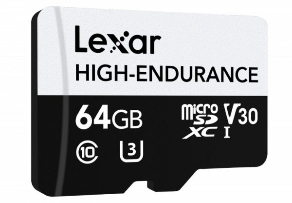 Karta microSD High Endurance 64GB C10 A1 U1 V30 100/35MB/s