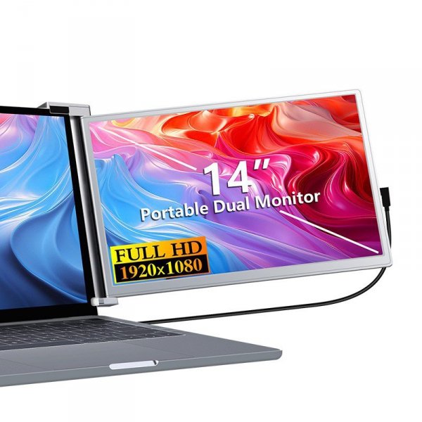 Przenośne monitory do laptopa Smart Life S14  14&#039;&#039; 2 monitory,  IPS,1920x1200