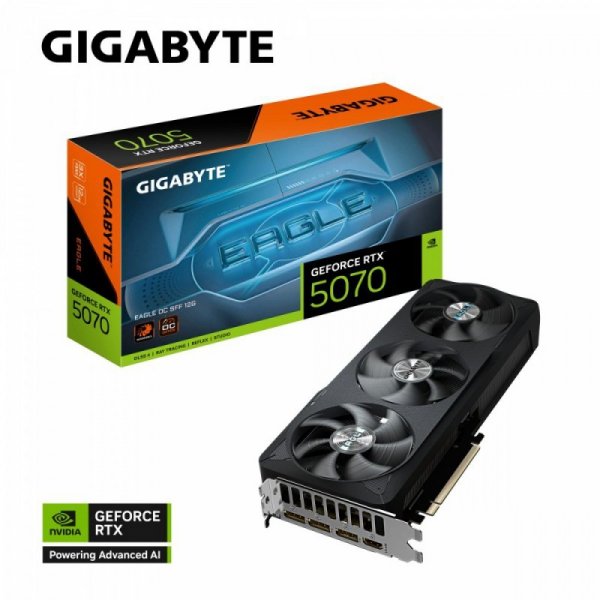 Karta graficzna GeForce RTX 5070 EAGLE OC  SSF 12GB 192bit HDMI