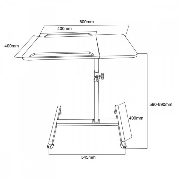 Mobilne biurko/stand na laptop MC-121 B