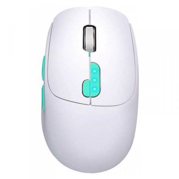 Mysz bezprzewodowa NITTA MM-307 RF+BT 1600DPI 6P biała