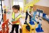 CLASSIC WORLD EDU Ogromne Klocki Konstrukcyjne Drewniane Zestaw Pojazdy Policja 89 el.