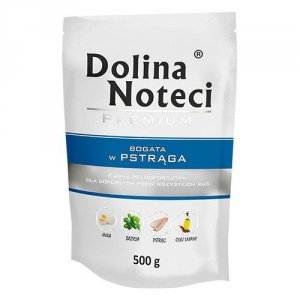 DOLINA NOTECI Premium bogata w pstrąga - mokra karma dla psa - 500g