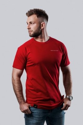 T-shirt taneczny SPANISH TEE czerwony #BACHATERO 