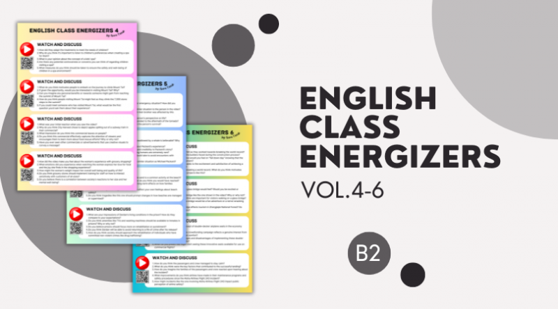 English Class Energizers 4-6 | Video-based conversations