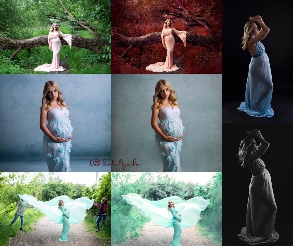 Kurs obróbki zdjęć ciążowych (i nie tylko) - studio i plener