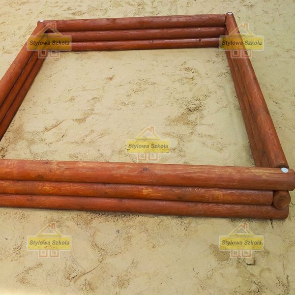 piaskownica z bala, piaskownica, piaskownica na plac zabaw, piaskownica drewniana, piaskownica, piaskownica z drewna