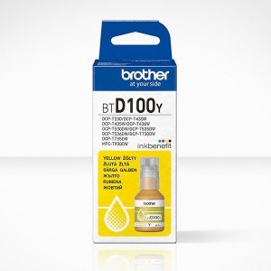 Brother oryginalny ink / tusz BTD100Y, yellow, 5000s, 48.8ml