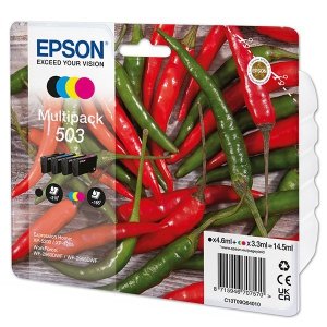 Epson oryginalny ink / tusz C13T09Q64010, T09Q640, 503, CMYK, 550s, 3x3.3/4.6ml