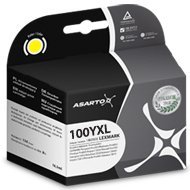 Tusz Asarto do Lexmark 100 | 14 ml | Pro205 / Pro905 | yellow