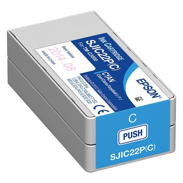 Epson oryginalny ink / tusz C33S020602, z SJIC22P(C), cyan