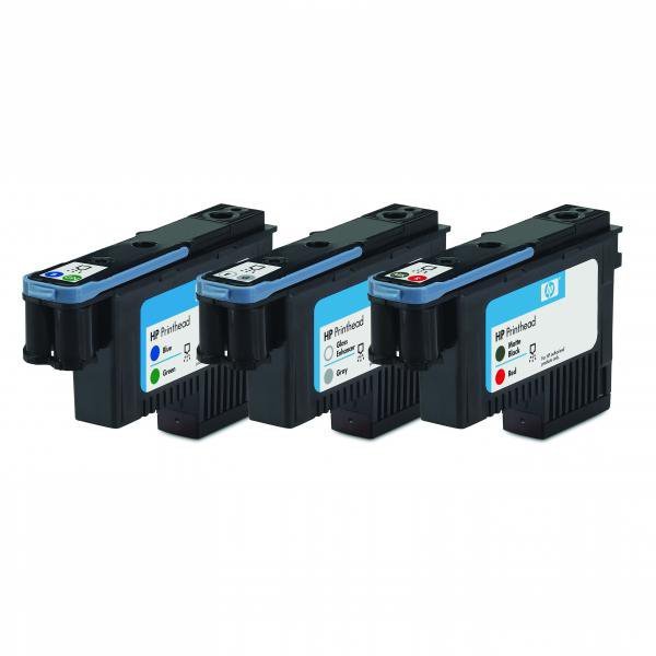 HP oryginalny głowica drukująca C9408A, HP 70, blue/green