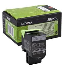 Lexmark Toner 802K 80C20K0 Black 1K CX310dn, CX310n, CX410de, CX410de DSV EG