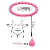 ZESTAW HULA HOP OHA02 PINK Z WYPUSTKAMI I OBCIĄŻNIKIEM ONE FITNESS + PAS BR160