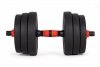 Hantle regulowane 2 x 15 kg sztanga zestaw 30 kg gryf