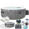 Nadmuchiwane jacuzzi hydromasaż 4 os. 196x71 cm WIFI akcesoria premium INTEX 28440