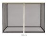 Moskitiera do pawilonu ogrodowego 3x3 m siatka z zamkami błyskawicznymi MultiGarden