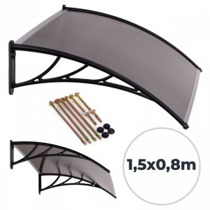 Daszek nad drzwi 150x80 cm zadaszenie osłona poliwęglan MultiGarden