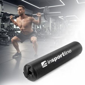 Ochraniacz gryfu inSPORTline Enberoll ∙ pianka NBR 2,5 cm ∙ tkanina Oxford ∙ zapięcie na rzep ∙ waga 210 g ∙ pasuje na gryf 3 cm