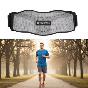 Podrzepkowa opaska silikonowa inSPORTline Neekono ∙ wsparcie więzadła rzepki ∙ anemiczny kształt ∙ wentylowana konstrukcja ∙ reg