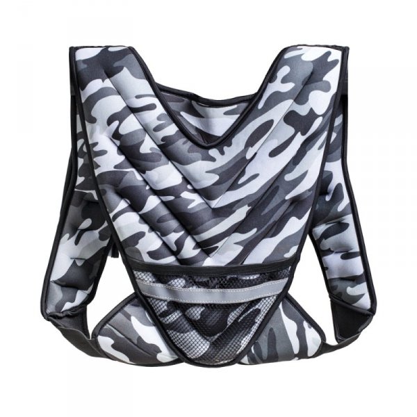 Kamizelka treningowa z obciążeniem inSPORTline Klaper 5 kg ∙  mocna konstrukcja ∙ elementy odblaskowe