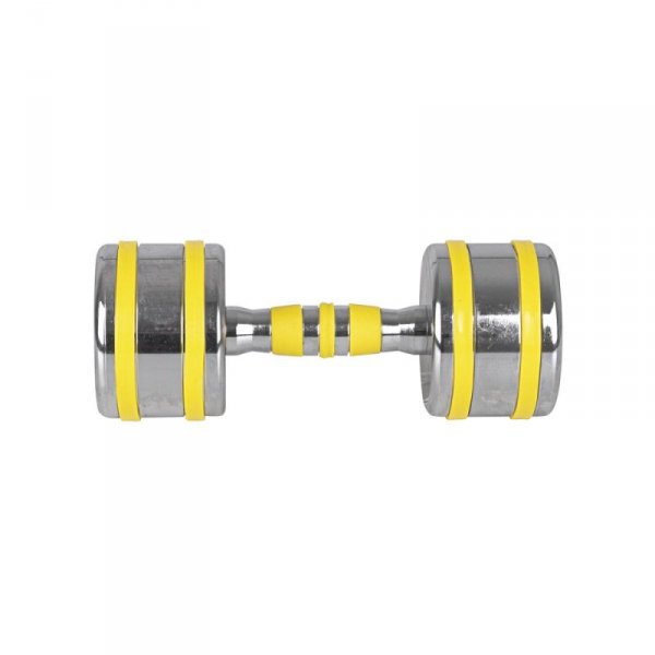 Hantla chromowana inSPORTline Yellsteel 10 kg hantel