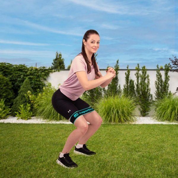 Opaska treningowa inSPORTline Hiplop S ∙ 13 kg oporu ∙ 60 × 6 cm ∙ antypoślizgowa